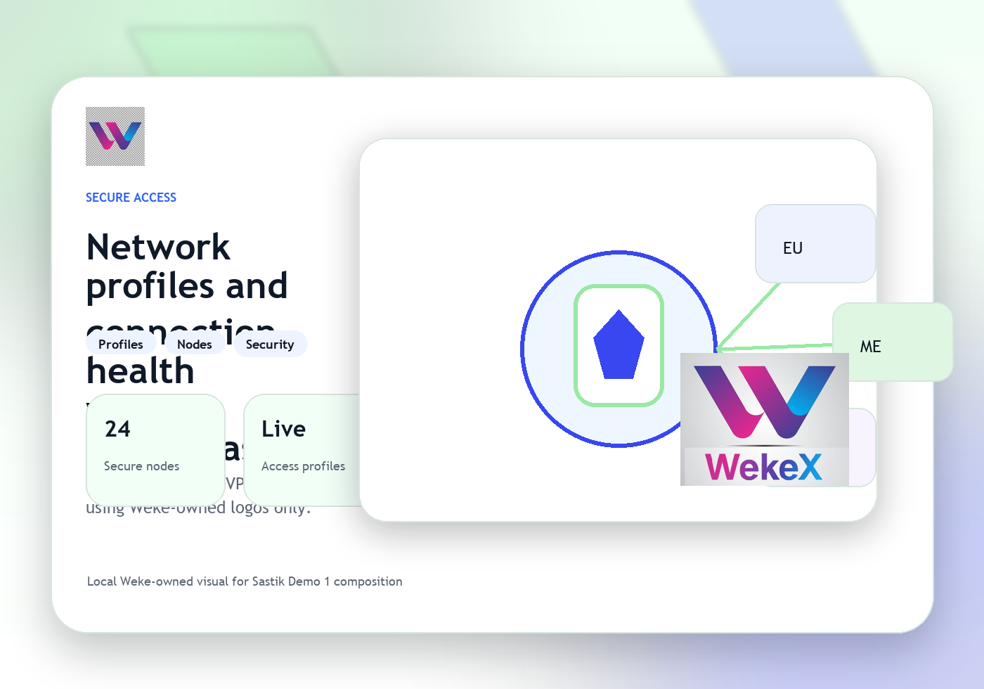 تصویر Weke VPN درباره Weke VPN برای عملیات شفاف
